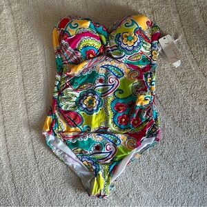 Anne Cole Signature Women’s Multicolor One Piece Swimsuit